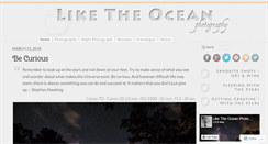 Desktop Screenshot of liketheocean.com