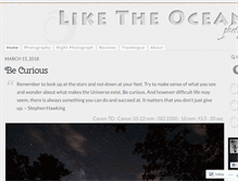 Tablet Screenshot of liketheocean.com